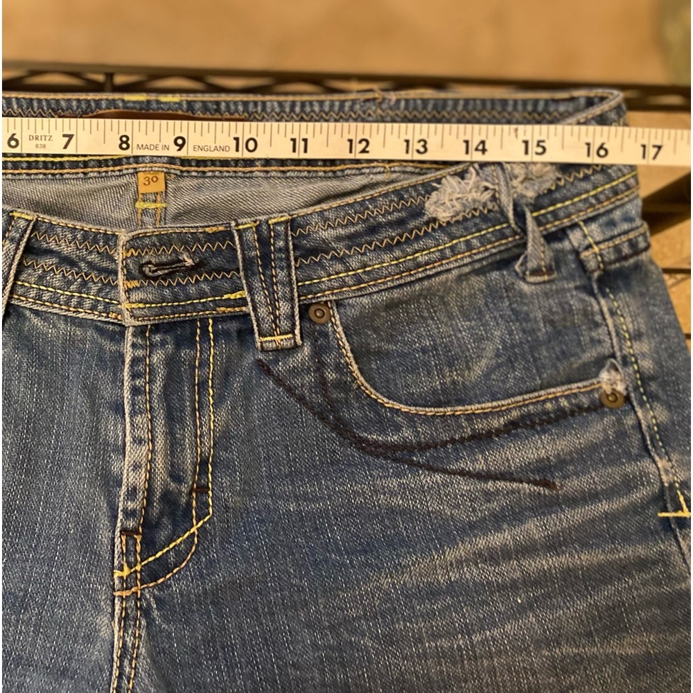 Yanuk distress broken in  Denim shorts